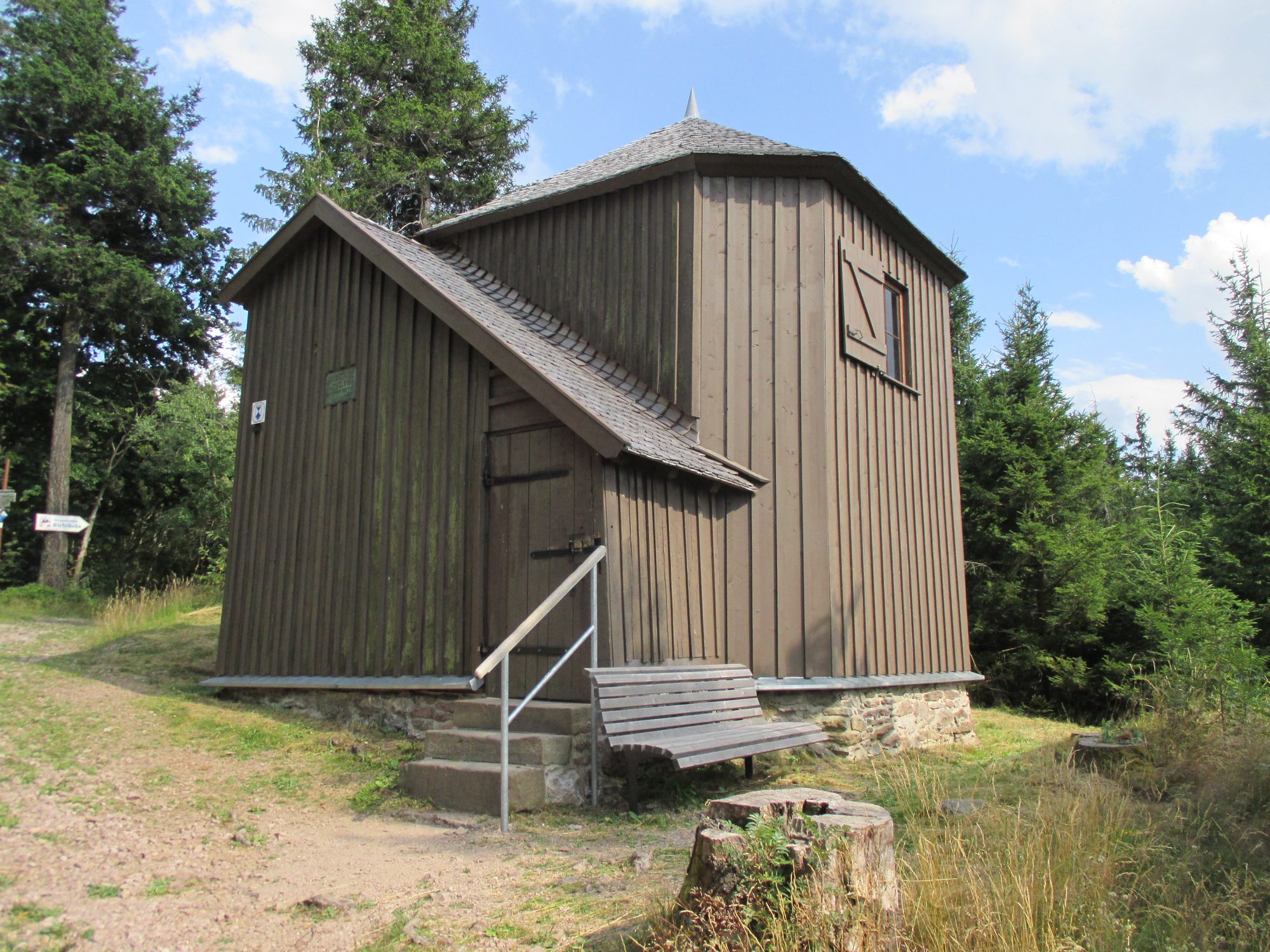 Wanderweg im Thueringer Wald